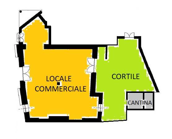 Cavedine - Locale Commerciale 145 mq in Piazza